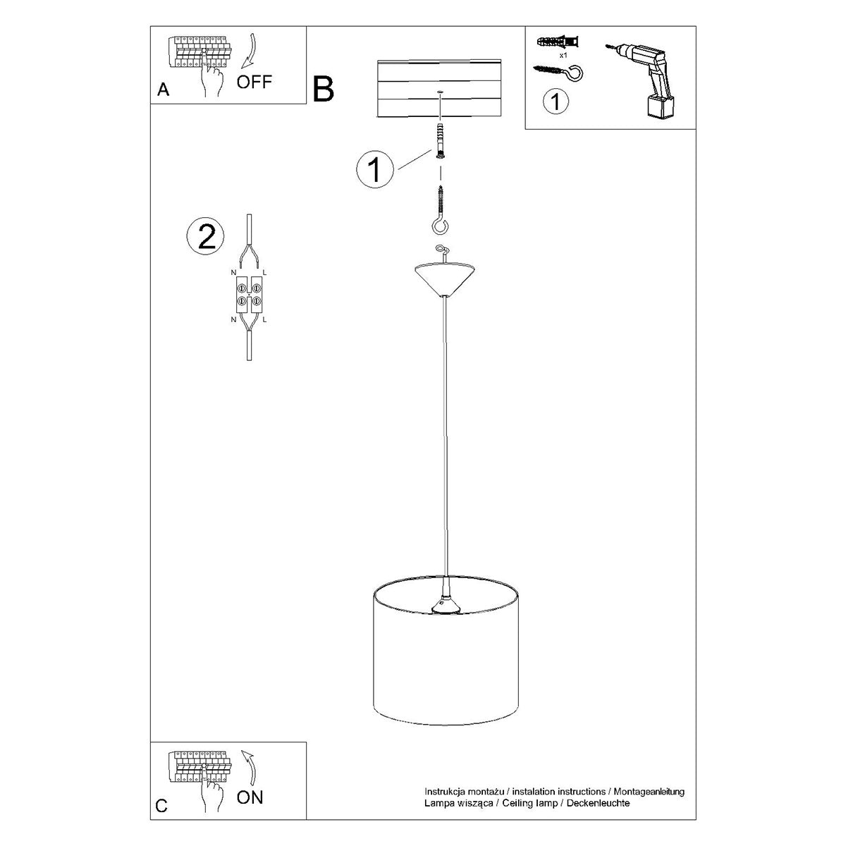 Hanglamp UNICORN 30