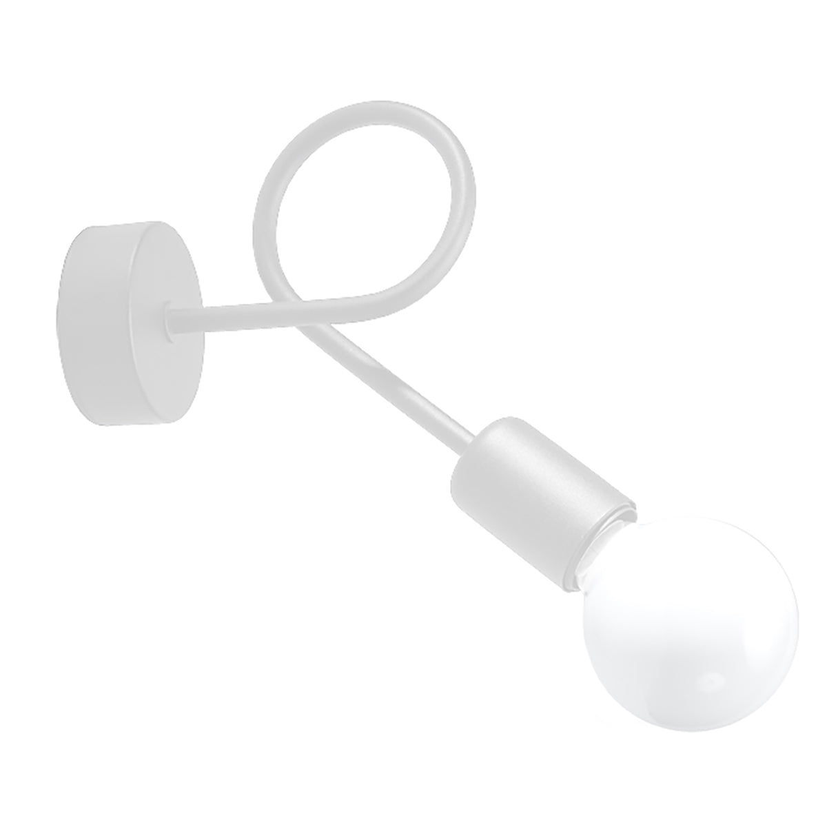 Wandlamp LOOP wit