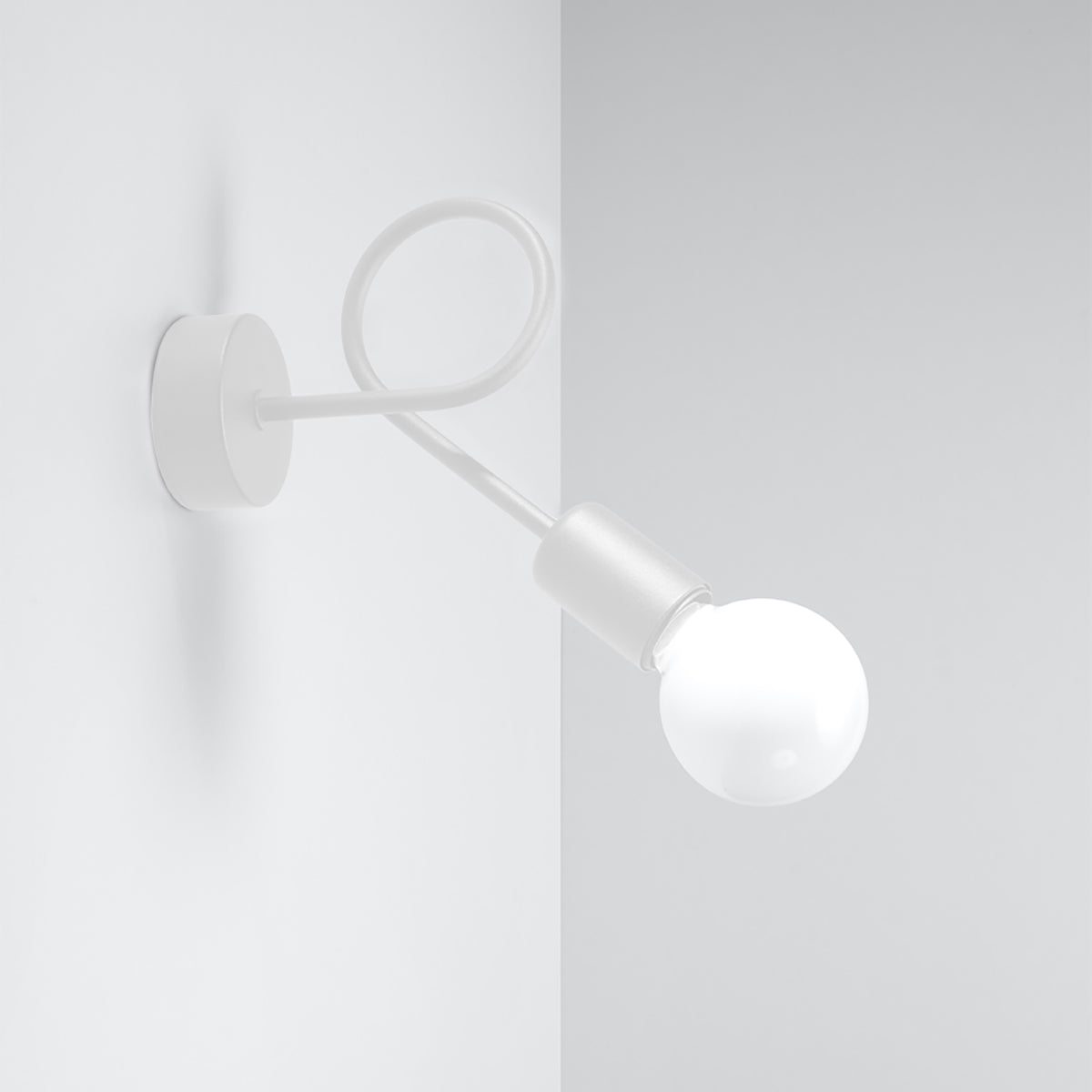 Wandlamp LOOP wit