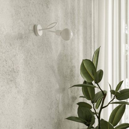 Witte loft Kroonluchter SUPEL 5