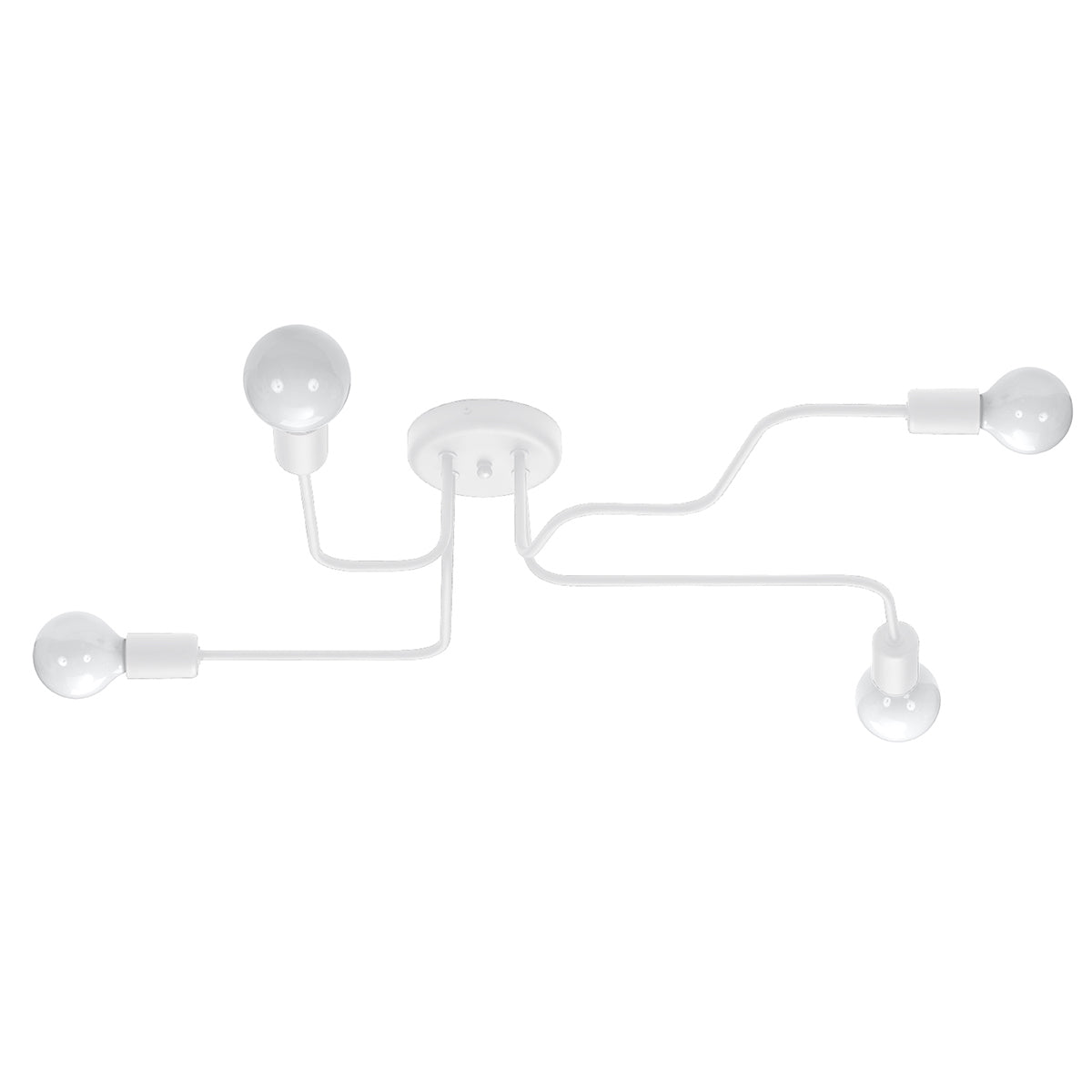 Modieuze witte Kroonluchter VECTOR 4