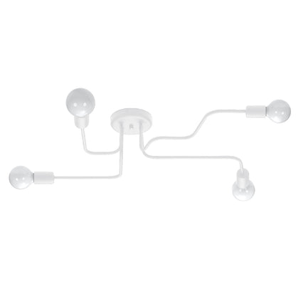 Modieuze witte Kroonluchter VECTOR 4