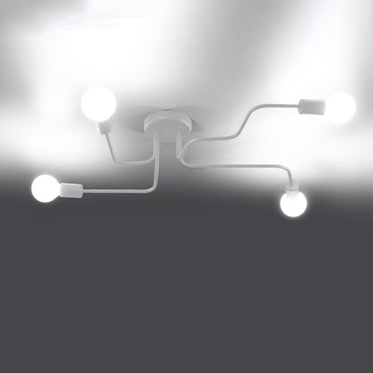 Modieuze witte Kroonluchter VECTOR 4