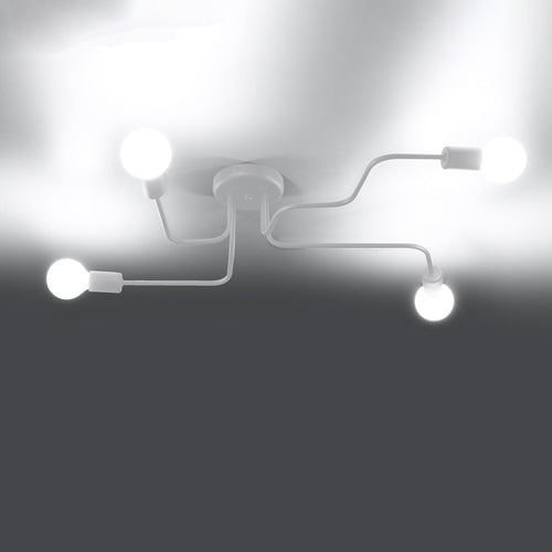 Modieuze witte Kroonluchter VECTOR 4