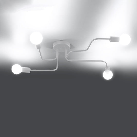 Modieuze witte Kroonluchter VECTOR 4
