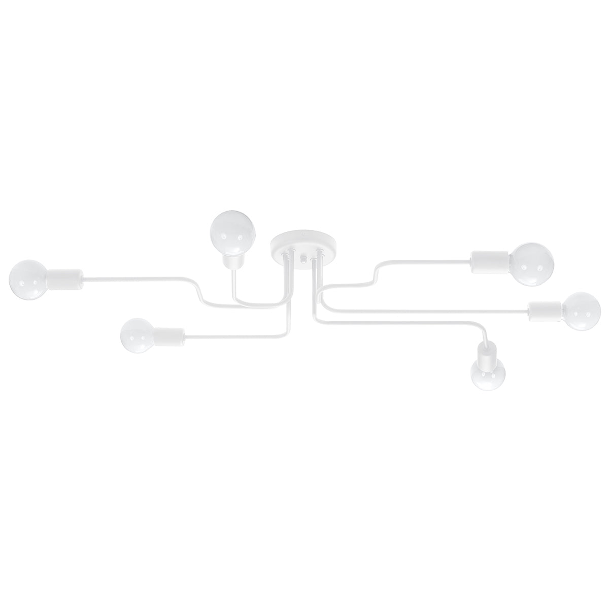 Modieuze witte Kroonluchter VECTOR 6