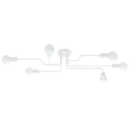 Modieuze witte Kroonluchter VECTOR 6