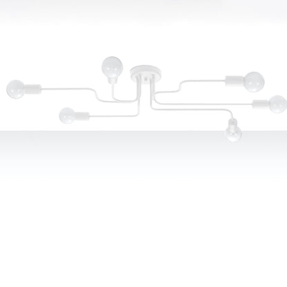 Modieuze witte Kroonluchter VECTOR 6