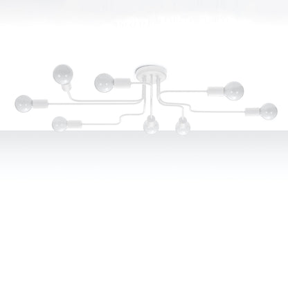 Modieuze witte Kroonluchter VECTOR 8