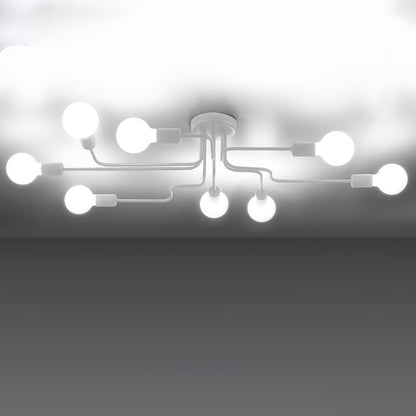 Modieuze witte Kroonluchter VECTOR 8