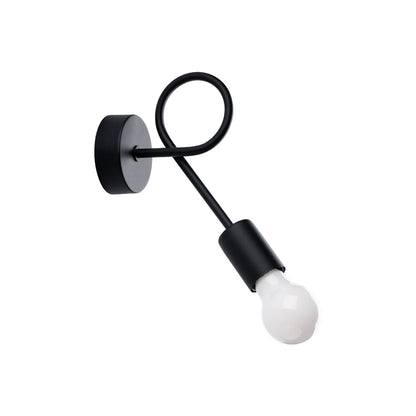 Wandlamp LEVAR zwart
