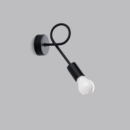 Wandlamp LEVAR zwart