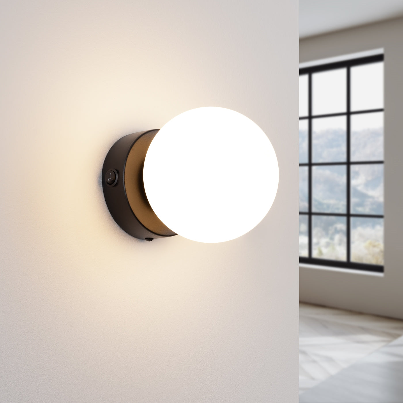 Wandlamp YOLI 1 zwart