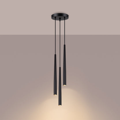 Staande lamp BLISS 3P zwart