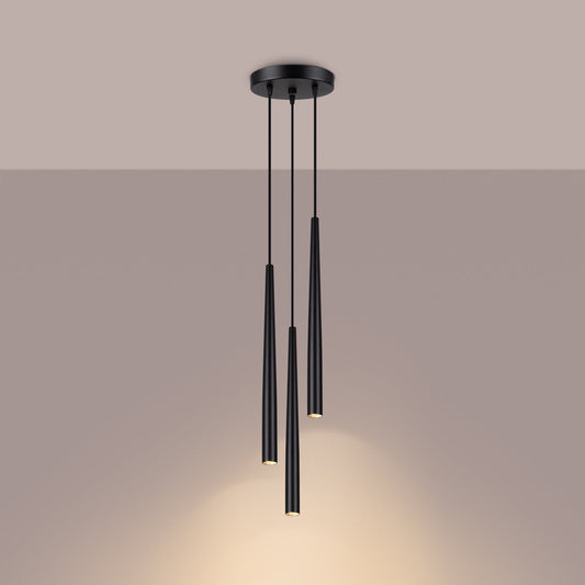 Staande lamp BLISS 3P zwart