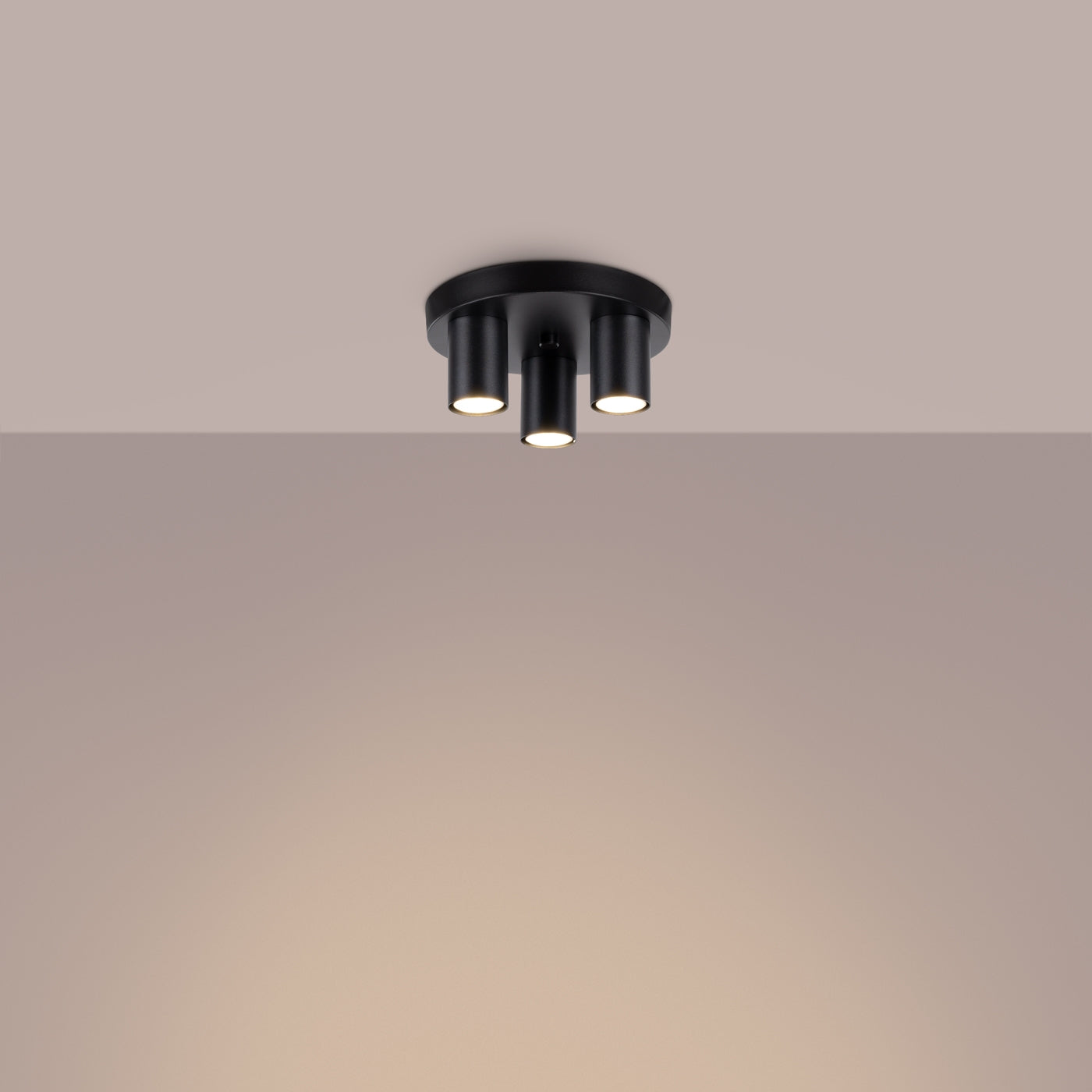Plafondlamp LAGOS 3P zwart