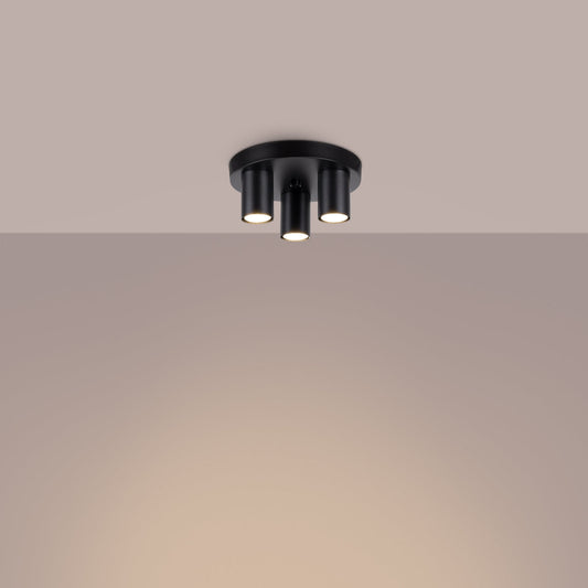 Plafondlamp LAGOS 3P zwart