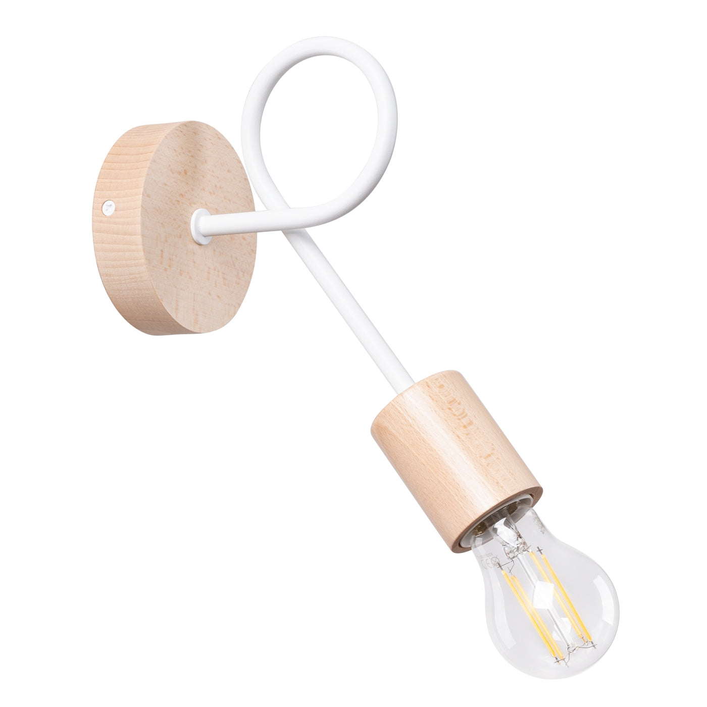 Wandlamp EMBER wit