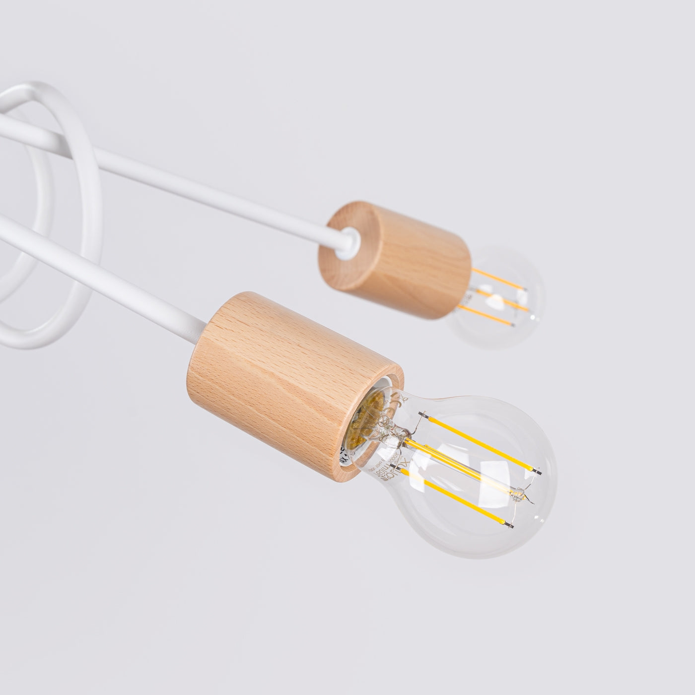 Elegante witte Kroonluchter EMBER 5