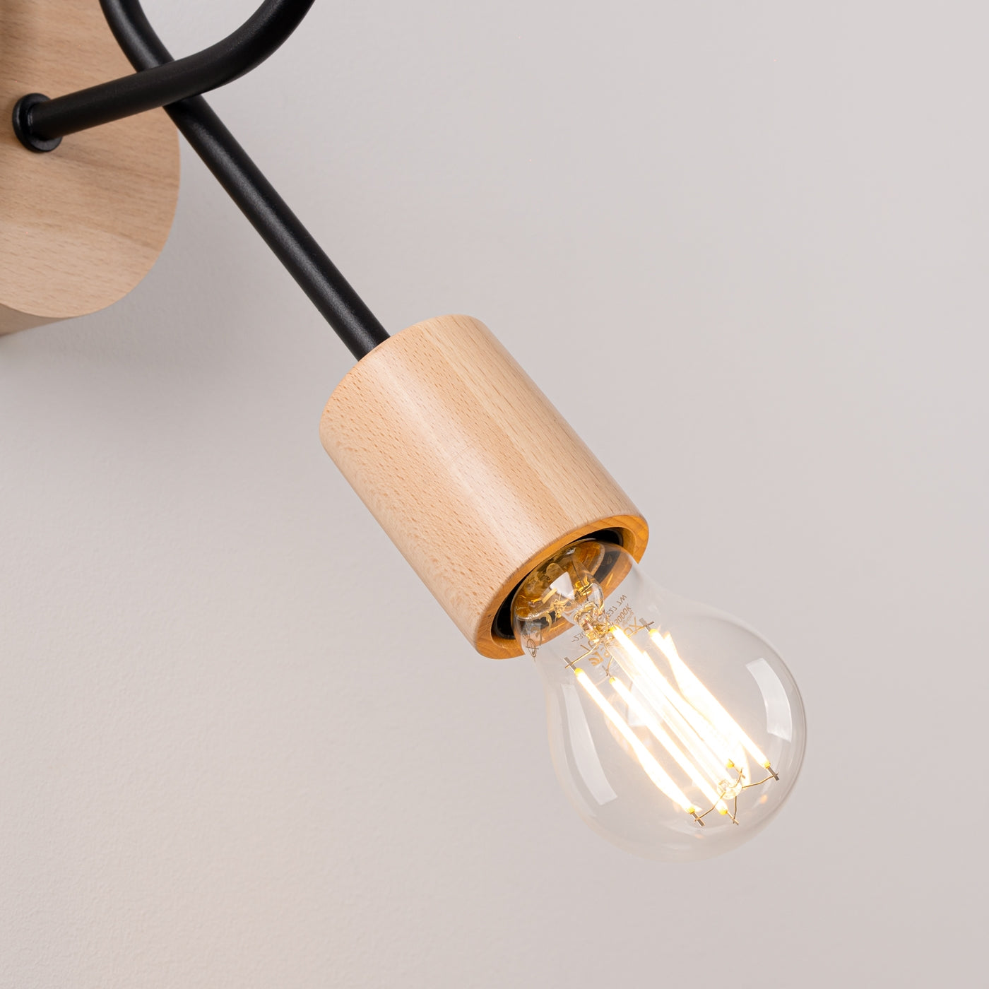 Wandlamp EMBER zwart