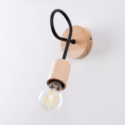 Wandlamp EMBER zwart