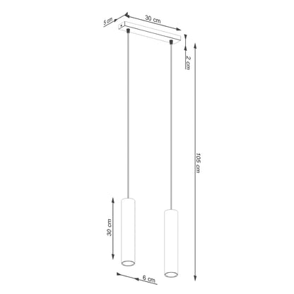 Hanglamp LAGOS 2 beige