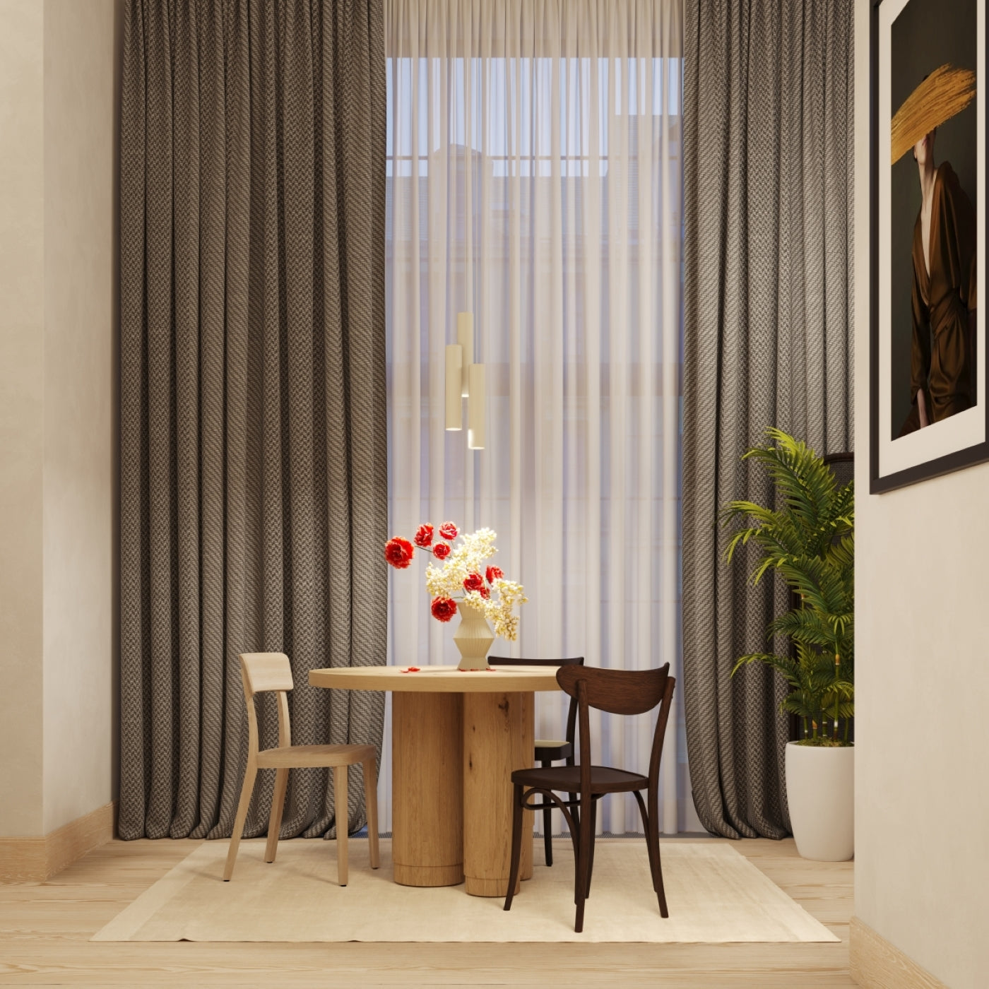 Hanglamp LAGOS 2 beige