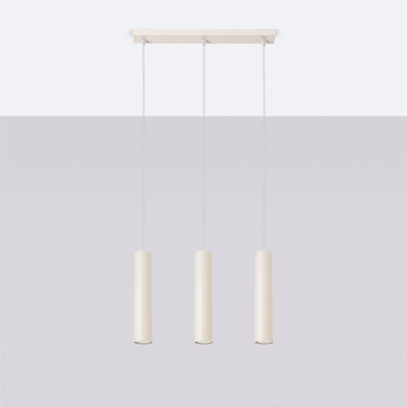 Hanglamp LAGOS 3L beige