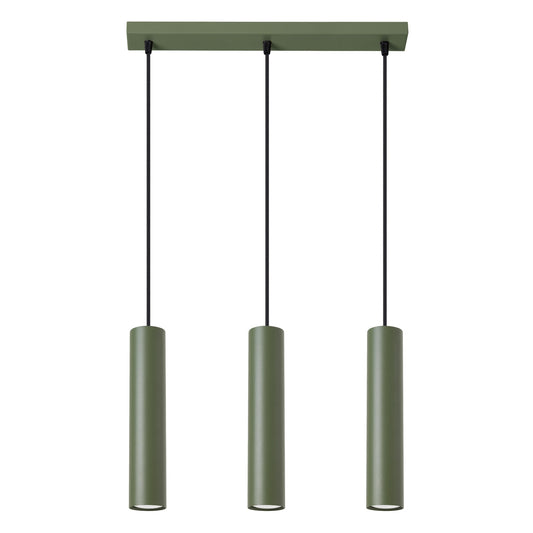 Hanglamp LAGOS 3L olijfgroen