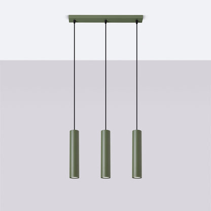 Hanglamp LAGOS 3L olijfgroen