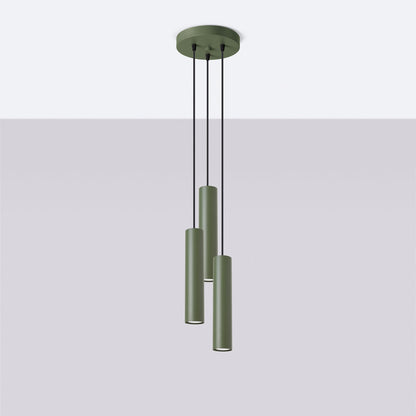 Hanglamp LAGOS 3P olijfgroen