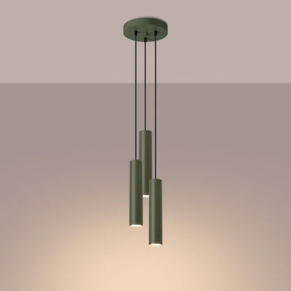 Hanglamp LAGOS 3P olijfgroen