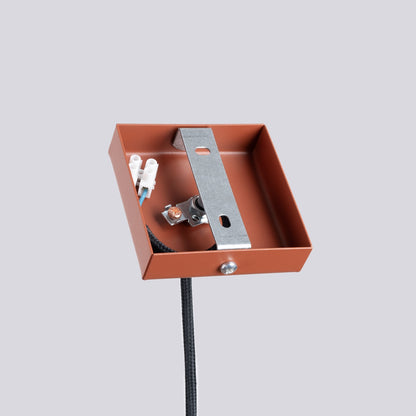 Hanglamp LAGOS 1 rood oker