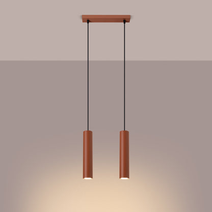 Hanglamp LAGOS 2 rood oker
