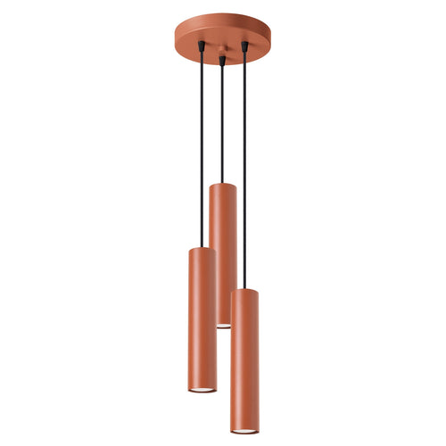 Hanglamp LAGOS 3P rood oker
