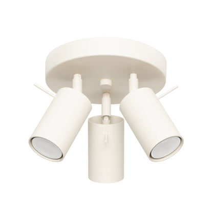 Plafondlamp RING 3P beige