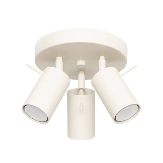 Plafondlamp RING 3P beige