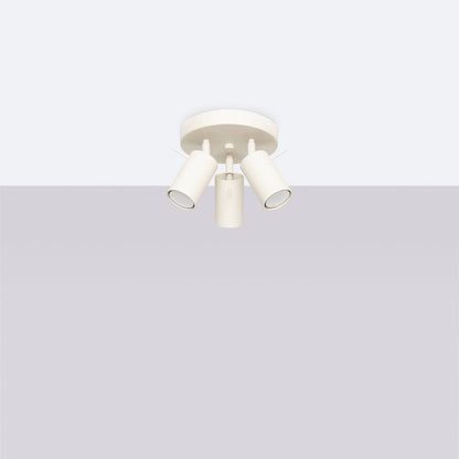 Plafondlamp RING 3P beige