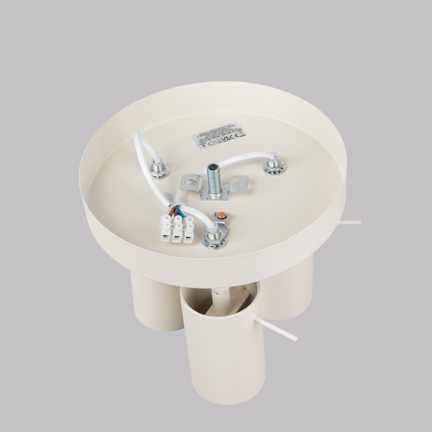 Plafondlamp RING 3P beige