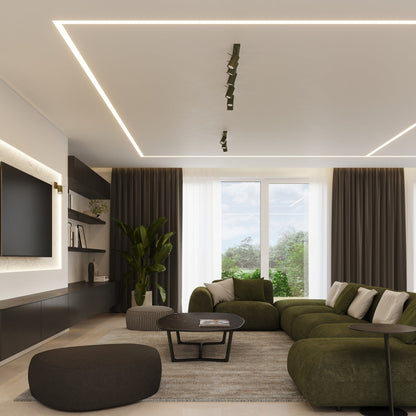 Wandlamp RING olijfgroen