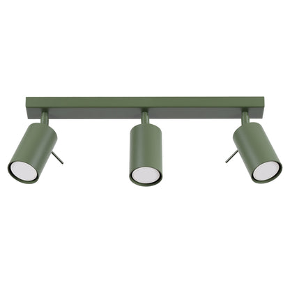 Plafondlamp RING 3L olijfgroen