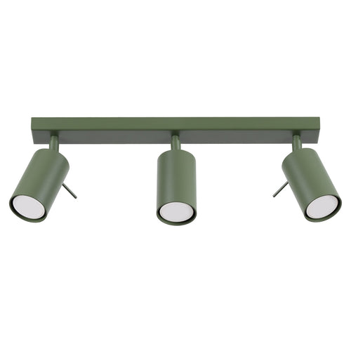 Plafondlamp RING 3L olijfgroen