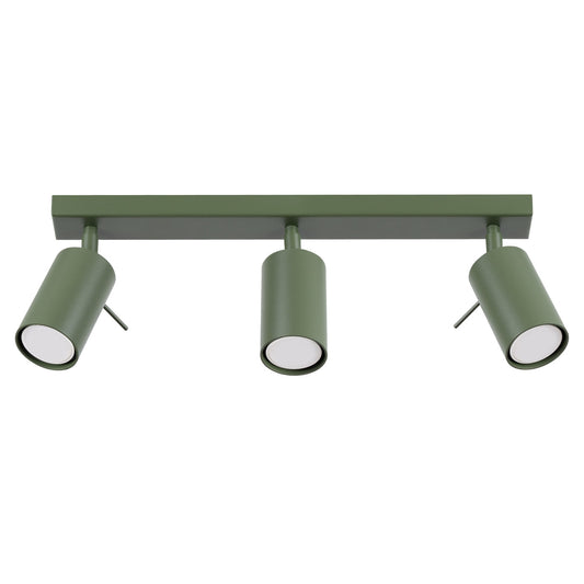 Plafondlamp RING 3L olijfgroen