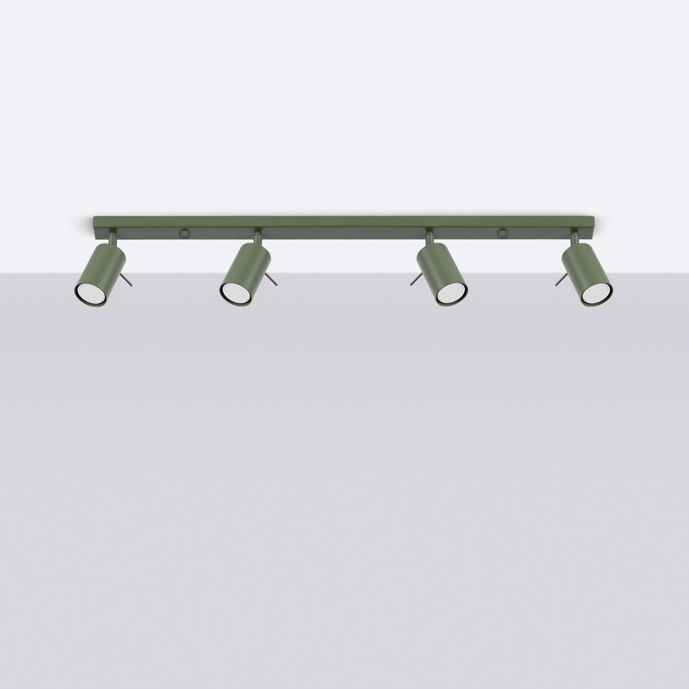 Plafondlamp RING 4L olijfgroen