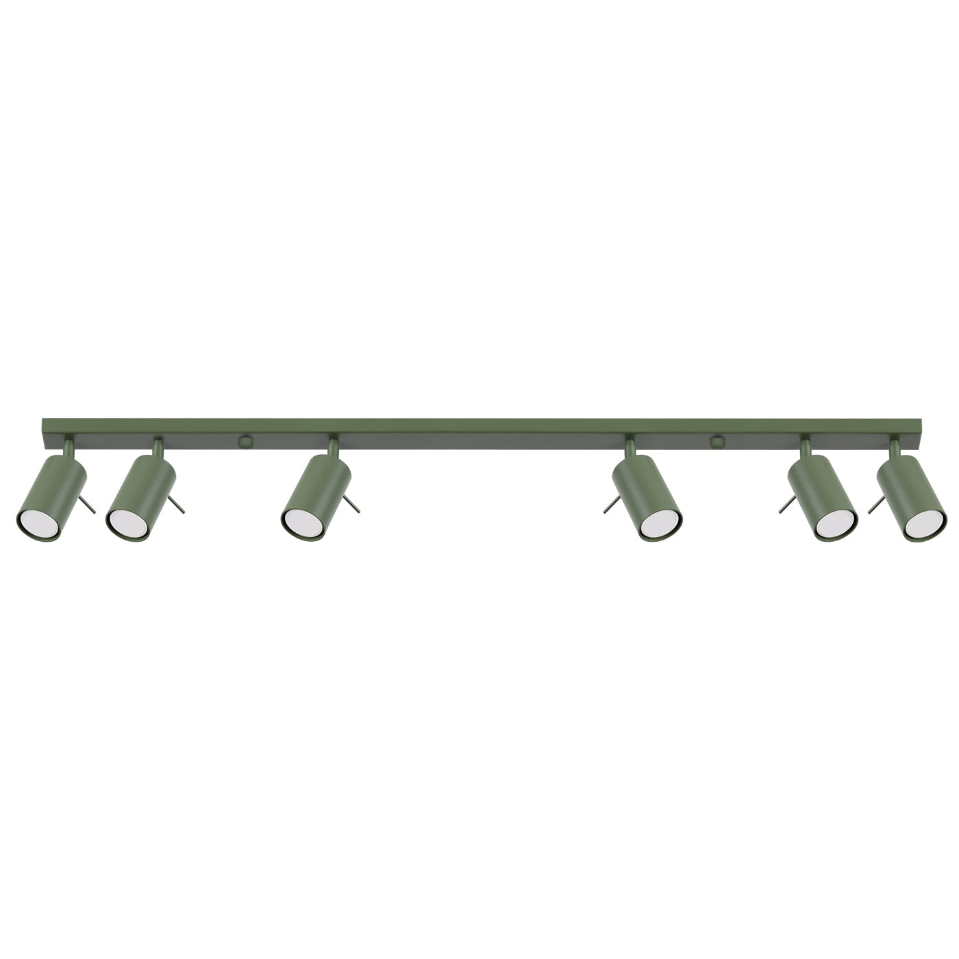Plafondlamp RING 6L olijfgroen