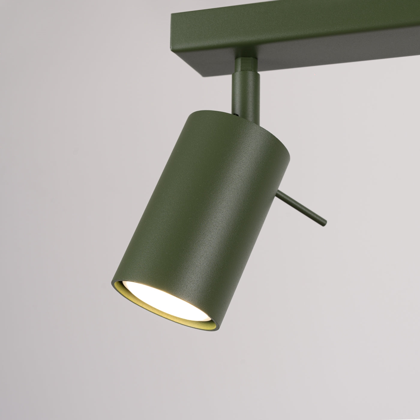 Plafondlamp RING 6L olijfgroen