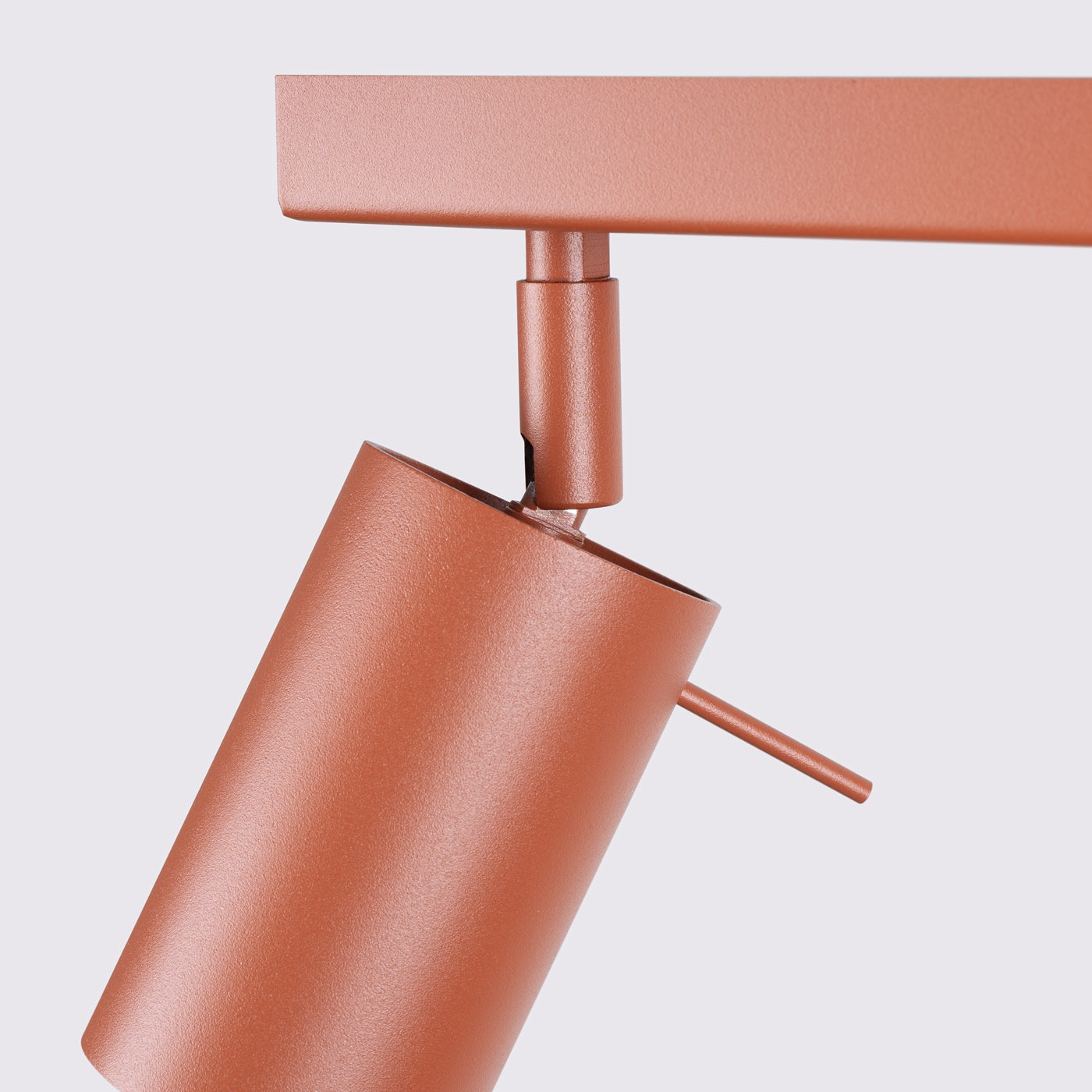 Plafondlamp RING 2 rood ochra