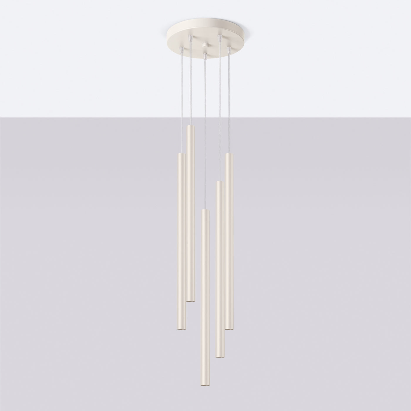 Hanglamp PASTELO 5P beige