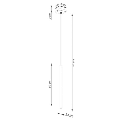 Hanglamp PASTELO 1 olijfgroen