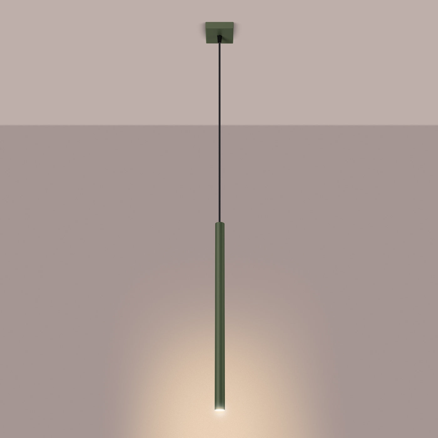 Hanglamp PASTELO 1 olijfgroen